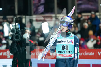 2021-12-19 - 19.12.2021, Engelberg, Gross-Titlis-Schanze, FIS Ski Jumping World Cup Engelberg, Ryoyu Kobayashi JPN juibelt to victory - FIS SKI JUMPING WORLD CUP 2021 - NORDIC SKIING - WINTER SPORTS