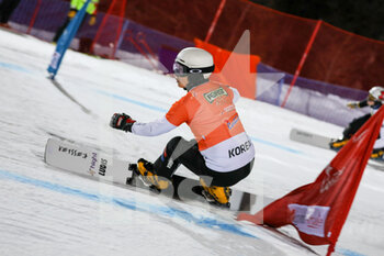 2021-12-18 - Sangho LEE KOR - 2021 FIS SNOWBOARD WORLD CUP - MEN'S PARALLEL GIANT SLALOM - SNOWBOARD - WINTER SPORTS