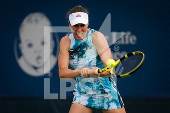2021-08-16 - Johanna Konta of Great Britain in action during the first round of the 2021 Western & Southern Open WTA 1000 tennis tournament against Karolina Muchova of the Czech Republic on August 17, 2021 at Lindner Family Tennis Center in Cincinnati, USA - Photo Rob Prange / Spain DPPI / DPPI - 2021 WESTERN & SOUTHERN OPEN WTA 1000 TENNIS TOURNAMENT - INTERNATIONALS - TENNIS