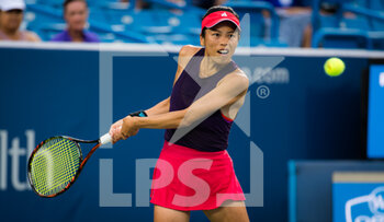 2021-08-16 - Su-Wei Hsieh of Chinese Taipeh in action during the first round of the 2021 Western & Southern Open WTA 1000 tennis tournament against Cori Gauff of the United States on August 17, 2021 at Lindner Family Tennis Center in Cincinnati, USA - Photo Rob Prange / Spain DPPI / DPPI - 2021 WESTERN & SOUTHERN OPEN WTA 1000 TENNIS TOURNAMENT - INTERNATIONALS - TENNIS