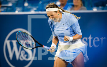 2021-08-16 - Victoria Azarenka of Belarus in action during the first round of the 2021 Western & Southern Open WTA 1000 tennis tournament against Liudmila Samsonova of Russia on August 17, 2021 at Lindner Family Tennis Center in Cincinnati, USA - Photo Rob Prange / Spain DPPI / DPPI - 2021 WESTERN & SOUTHERN OPEN WTA 1000 TENNIS TOURNAMENT - INTERNATIONALS - TENNIS