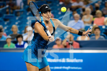 2021-08-18 - Garbine Muguruza of Spain in action during the second round of the 2021 Western & Southern Open WTA 1000 tennis tournament against Caroline Garcia of France on August 18, 2021 at Lindner Family Tennis Center in Cincinnati, USA - Photo Rob Prange / Spain DPPI / DPPI - 2021 WESTERN & SOUTHERN OPEN WTA 1000 TENNIS TOURNAMENT - INTERNATIONALS - TENNIS