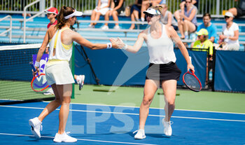 2021-08-19 - Gabriela Dabrowski of Canada & Luisa Stefani of Brazil in action during the third round at the 2021 Western & Southern Open WTA 1000 tennis tournament on August 19, 2021 at Lindner Family Tennis Center in Cincinnati, USA - Photo Rob Prange / Spain DPPI / DPPI - 2021 WESTERN & SOUTHERN OPEN WTA 1000 TENNIS TOURNAMENT - INTERNATIONALS - TENNIS