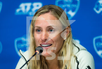 2021-08-19 - Angelique Kerber of Germany talks to the media third round at the 2021 Western & Southern Open WTA 1000 tennis tournament on August 19, 2021 at Lindner Family Tennis Center in Cincinnati, USA - Photo Rob Prange / Spain DPPI / DPPI - 2021 WESTERN & SOUTHERN OPEN WTA 1000 TENNIS TOURNAMENT - INTERNATIONALS - TENNIS