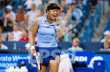 2021-08-19 - Naomi Osaka of Japan in action during her third round match at the 2021 Western & Southern Open WTA 1000 tennis tournament against Jil Teichmann of Switzerland on August 19, 2021 at Lindner Family Tennis Center in Cincinnati, USA - Photo Rob Prange / Spain DPPI / DPPI - 2021 WESTERN & SOUTHERN OPEN WTA 1000 TENNIS TOURNAMENT - INTERNATIONALS - TENNIS