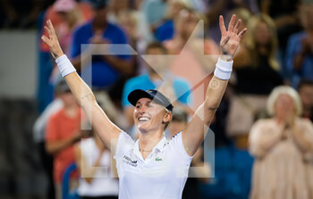 2021-08-19 - Jil Teichmann of Switzerland after her third round match at the 2021 Western & Southern Open WTA 1000 tennis tournament against Naomi Osaka of Japan on August 19, 2021 at Lindner Family Tennis Center in Cincinnati, USA - Photo Rob Prange / Spain DPPI / DPPI - 2021 WESTERN & SOUTHERN OPEN WTA 1000 TENNIS TOURNAMENT - INTERNATIONALS - TENNIS