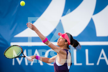 2021-08-23 - Su-Wei Hsieh of Chinese Taipeh in action during the first round of the 2021 WTA Chicago Womens Open WTA 250 tennis tournament against Venus Williams of the United States on August 23, 2021 in Chicago, United States - Photo Rob Prange / Spain DPPI / DPPI - 2021 WTA CHICAGO WOMENS OPEN, WTA 250 TENNIS TOURNAMENT - INTERNATIONALS - TENNIS