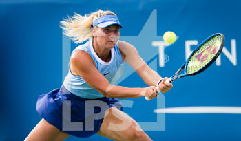 2021-08-26 - Marta Kostyuk of Ukraine in action during the quarter-final of the 2021 WTA Chicago Womens Open WTA 250 tennis tournament against Vavara Gracheva of Russia on August 26, 2021 in Chicago, United States - Photo Rob Prange / Spain DPPI / DPPI - 2021 WTA CHICAGO WOMENS OPEN WTA 250 TENNIS TOURNAMENT - INTERNATIONALS - TENNIS