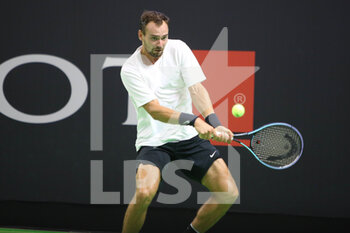 2021-09-17 - Roman Safiullin of Russia 1/4 Finale during the Open de Rennes tournament on September 17, 2021 at Open Blot Rennes in Rennes, France - OPEN DE RENNES TOURNAMENT - INTERNATIONALS - TENNIS