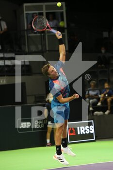 2021-09-17 - Liam Broady of United Kingdom 1/4 Finale during the Open de Rennes tournament on September 17, 2021 at Open Blot Rennes in Rennes, France - OPEN DE RENNES TOURNAMENT - INTERNATIONALS - TENNIS
