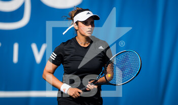 2021-09-29 - Sania Mirza of India playing doubles at the 2021 Chicago Fall Tennis Classic WTA 500 tennis tournament on September 29, 2021 in Chicago, USA - 2021 CHICAGO FALL TENNIS CLASSIC WTA 500 TENNIS TOURNAMENT - INTERNATIONALS - TENNIS