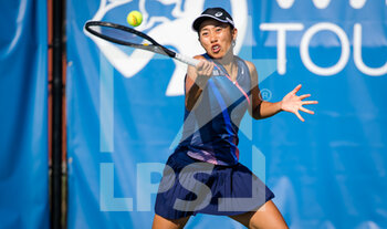 2021-09-29 - Shuai Zhang of China playing doubles at the 2021 Chicago Fall Tennis Classic WTA 500 tennis tournament on September 29, 2021 in Chicago, USA - 2021 CHICAGO FALL TENNIS CLASSIC WTA 500 TENNIS TOURNAMENT - INTERNATIONALS - TENNIS