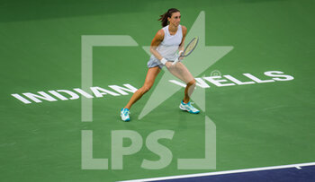 2021-10-06 - Petra Martic of Croatia in action during the first round of the 2021 BNP Paribas Open WTA 1000 tennis tournament against Katie Volynets of the United States on October 6, 2021 at Indian Wells Tennis Garden in Indian Wells, United States - 2021 BNP PARIBAS OPEN WTA 1000 TENNIS TOURNAMENT - INTERNATIONALS - TENNIS