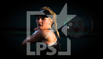 2021-10-08 - Dayana Yastremska of Ukraine in action during the second round at the 2021 BNP Paribas Open WTA 1000 tennis tournament against Paula Badosa of Spain on October 9, 2021 at Indian Wells Tennis Garden in Indian Wells, United States - 2021 BNP PARIBAS OPEN WTA 1000 TENNIS TOURNAMENT - INTERNATIONALS - TENNIS