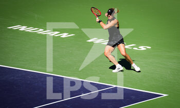 2021-10-09 - Angelique Kerber of Germany in action during the third round at the 2021 BNP Paribas Open WTA 1000 tennis tournament against Daria Kasatkina of Russia on October 11, 2021 at Indian Wells Tennis Garden in Indian Wells, United States - 2021 BNP PARIBAS OPEN WTA 1000 TENNIS TOURNAMENT - INTERNATIONALS - TENNIS