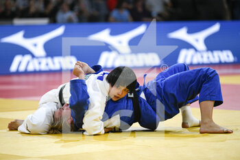 2021-10-17 - Women -78 kg, Rika TAKAYAMA of Japan Silver medal competes and wins by ippon (osae-komi-waza with a kami-shiho-gatame) during the Paris Grand Slam 2021, Judo event on October 17, 2021 at AccorHotels Arena in Paris, France - PARIS GRAND SLAM 2021, JUDO EVENT - INTERNATIONALS - TENNIS
