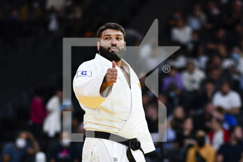 2021-10-17 - Men +100 kg, Inal TASOEV of Russia Gold medal celebrates during the Paris Grand Slam 2021, Judo event on October 17, 2021 at AccorHotels Arena in Paris, France - PARIS GRAND SLAM 2021, JUDO EVENT - INTERNATIONALS - TENNIS