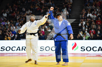 2021-10-17 - Women +78kg, Anne Fatoumata MBairo (or M'Bairo) of France (white) and Julia Tolofua of France (blue) bronze medal during the Paris Grand Slam 2021, Judo event on October 17, 2021 at AccorHotels Arena in Paris, France - PARIS GRAND SLAM 2021, JUDO EVENT - INTERNATIONALS - TENNIS