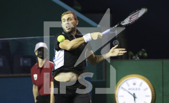 2021-11-01 - Daniel Evans of Great Britain during day 1 of the Rolex Paris Masters 2021, an ATP Masters 1000 tennis tournament on November 1, 2021 at Accor Arena in Paris, France - ROLEX PARIS MASTERS 2021, AN ATP MASTERS 1000 TENNIS TOURNAMENT - INTERNATIONALS - TENNIS