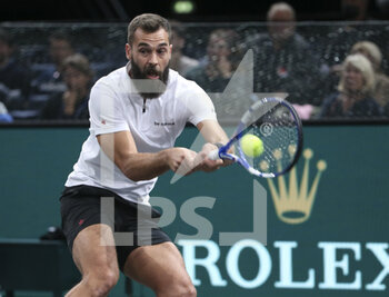2021-11-01 - Benoit Paire of France during day 1 of the Rolex Paris Masters 2021, an ATP Masters 1000 tennis tournament on November 1, 2021 at Accor Arena in Paris, France - ROLEX PARIS MASTERS 2021, AN ATP MASTERS 1000 TENNIS TOURNAMENT - INTERNATIONALS - TENNIS