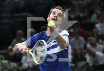 2021-11-02 - Richard Gasquet of France during day 2 of the Rolex Paris Masters 2021, an ATP Masters 1000 tennis tournament on November 2, 2021 at Accor Arena in Paris, France - ROLEX PARIS MASTERS 2021, AN ATP MASTERS 1000 TENNIS TOURNAMENT - INTERNATIONALS - TENNIS
