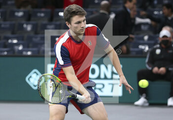 2021-11-02 - Miomir Kecmanovic of Serbia during day 2 of the Rolex Paris Masters 2021, an ATP Masters 1000 tennis tournament on November 2, 2021 at Accor Arena in Paris, France - ROLEX PARIS MASTERS 2021, AN ATP MASTERS 1000 TENNIS TOURNAMENT - INTERNATIONALS - TENNIS