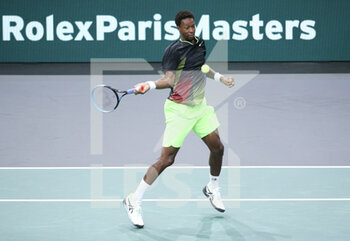 2021-11-02 - Gael Monfils of France during day 2 of the Rolex Paris Masters 2021, an ATP Masters 1000 tennis tournament on November 2, 2021 at Accor Arena in Paris, France - ROLEX PARIS MASTERS 2021, AN ATP MASTERS 1000 TENNIS TOURNAMENT - INTERNATIONALS - TENNIS
