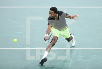2021-11-02 - Gael Monfils of France during day 2 of the Rolex Paris Masters 2021, an ATP Masters 1000 tennis tournament on November 2, 2021 at Accor Arena in Paris, France - ROLEX PARIS MASTERS 2021, AN ATP MASTERS 1000 TENNIS TOURNAMENT - INTERNATIONALS - TENNIS