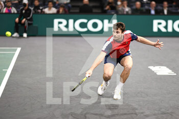 2021-11-02 - Miomir Kecmanovic of Serbia during the Rolex Paris Masters 2021, ATP Masters 1000 tennis tournament, on November 2, 2021 at Accor Arena in Paris, France - ROLEX PARIS MASTERS 2021, ATP MASTERS 1000 TENNIS TOURNAMENT - INTERNATIONALS - TENNIS