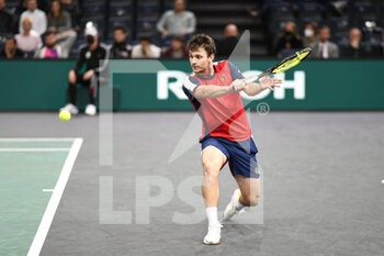 2021-11-02 - Miomir Kecmanovic of Serbia during the Rolex Paris Masters 2021, ATP Masters 1000 tennis tournament, on November 2, 2021 at Accor Arena in Paris, France - ROLEX PARIS MASTERS 2021, ATP MASTERS 1000 TENNIS TOURNAMENT - INTERNATIONALS - TENNIS