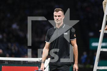 2021-11-02 - Marton Fucsovics of Hungary during the Rolex Paris Masters 2021, ATP Masters 1000 tennis tournament, on November 2, 2021 at Accor Arena in Paris, France - ROLEX PARIS MASTERS 2021, ATP MASTERS 1000 TENNIS TOURNAMENT - INTERNATIONALS - TENNIS