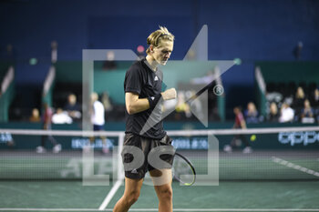 2021-11-03 - Sebastian Korda of United States of America (USA) during the Rolex Paris Masters 2021, ATP Masters 1000 tennis tournament, on November 3, 2021 at Accor Arena in Paris, France - ROLEX PARIS MASTERS 2021, ATP MASTERS 1000 TENNIS TOURNAMENT - INTERNATIONALS - TENNIS