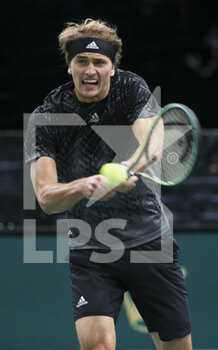 2021-11-05 - Alexander Sasha Zverev of Germany during the Rolex Paris Masters 2021, ATP Masters 1000 tennis tournament on November 5, 2021 at Accor Arena in Paris, France - ROLEX PARIS MASTERS 2021, ATP MASTERS 1000 TENNIS TOURNAMENT - INTERNATIONALS - TENNIS