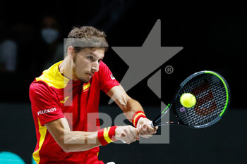 2021-11-26 - Pablo Carreno of Spain during the Davis Cup 2021, Group A tennis second match between Spain and Ecuador on November 26, 2021 at Madrid Arena in Madrid, Spain - DAVIS CUP 2021, GROUP A - SPAIN VS ECUADOR - INTERNATIONALS - TENNIS