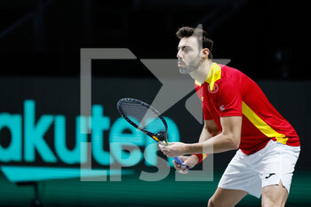 2021-11-26 - Marcel Granollers of Spain during the Davis Cup 2021, Group A tennis third match between Spain and Ecuador on November 26, 2021 at Madrid Arena in Madrid, Spain - DAVIS CUP 2021, GROUP A - SPAIN VS ECUADOR - INTERNATIONALS - TENNIS