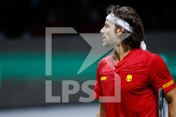 2021-11-28 - Feliciano Lopez of Spain during the Davis Cup 2021, Group A tennis match between Spain and Russia on November 28, 2021 at Madrid Arena in Madrid, Spain - DAVIS CUP 2021, GROUP B - CANADA VS KAZAKHSTAN - INTERNATIONALS - TENNIS