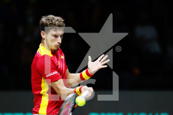 2021-11-28 - Pablo Carreno of Spain during the Davis Cup 2021, Group A tennis match between Spain and Russia on November 28, 2021 at Madrid Arena in Madrid, Spain - DAVIS CUP 2021, GROUP B - CANADA VS KAZAKHSTAN - INTERNATIONALS - TENNIS