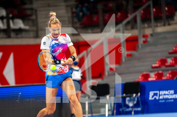 2021-12-18 - Arantxa Rus of Netherlands during the Open de Rouen 2021, semi-finals Tennis match against Alize Lim of France on December 18, 2021 at Kindarena in Rouen, France - OPEN DE ROUEN 2021, SEMI-FINALS - INTERNATIONALS - TENNIS