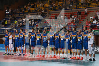 2021-08-25 - Italy team line up - FRIENDLY GAME 2021 - ITALY VS BELGIUM - FRIENDLY MATCH - VOLLEYBALL