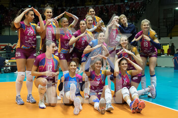 2021-12-08 - Players of the Vero Volley Monza after the victory - VERO VOLLEY MONZA VS ASPTT MULHOUSE - CHAMPIONS LEAGUE WOMEN - VOLLEYBALL
