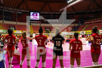 2021-09-30 - UYBA Unet E-Work Busto Arsizio players during the Trofeo Mimmo Fusco 2021 volleyball match between UYBA Unet E-Work Busto Arsizio and VBC Casalmaggiore at E-Work Arena, Busto Arsizio, Italy on September 30, 2021 - TROFEO MIMMO FUSCO 2021 - EVENTS - VOLLEYBALL