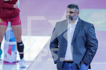 2021-10-17 - coach Stefano Saia (Roma Volley Club) - ACQUA&SAPONE ROMA VOLLEY CLUB VS IMOCO VOLLEY CONEGLIANO - SERIE A1 WOMEN - VOLLEYBALL
