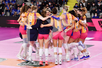 2021-11-07 - Vero Volley Monza festeggia la vittoria - SAVINO DEL BENE SCANDICCI VS VERO VOLLEY MONZA - SERIE A1 WOMEN - VOLLEYBALL