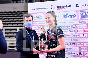 2021-11-13 - MVP of the match: Anastasia Guerra (Bartoccini Infissi Perugia) - DELTA DESPAR TRENTINO VS BARTOCCINI FORTINFISSI PERUGIA - SERIE A1 WOMEN - VOLLEYBALL