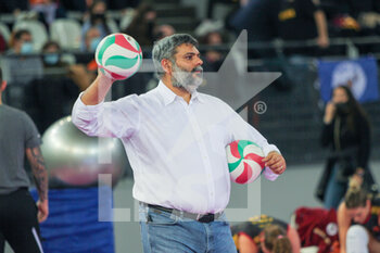 2021-12-05 - coach Stefano Saja (Roma Volley) - ACQUA&SAPONE ROMA VOLLEY CLUB VS SAVINO DEL BENE SCANDICCI - SERIE A1 WOMEN - VOLLEYBALL