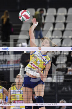 2021-10-17 - Butigan Bozana of Imoco Volley Conegliano  in action during the Women's Volleyball Championship Series A match between Acqua & Sapone Volley Roma and Imoco Volley Conegliano at PalaEur, October 17, 2021 in Rome, Italy.  - ACQUA&SAPONE ROMA VOLLEY CLUB VS IMOCO VOLLEY CONEGLIANO - SERIE A1 WOMEN - VOLLEYBALL