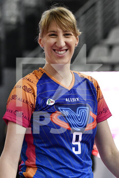 2021-11-14 - Brankica Mihajlovic of Vero Volley Monza  in action during the Women's Volleyball Championship Series A1 match between Acqua & Sapone Volley Roma and Vero Volley Monza at PalaEur, 14th November, 2021 in Rome, Italy.  - ACQUA&SAPONE ROMA VOLLEY CLUB VS VERO VOLLEY MONZA - SERIE A1 WOMEN - VOLLEYBALL