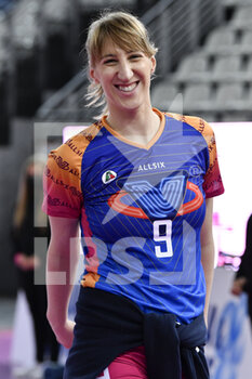 2021-11-14 - Brankica Mihajlovic of Vero Volley Monza  in action during the Women's Volleyball Championship Series A1 match between Acqua & Sapone Volley Roma and Vero Volley Monza at PalaEur, 14th November, 2021 in Rome, Italy.  - ACQUA&SAPONE ROMA VOLLEY CLUB VS VERO VOLLEY MONZA - SERIE A1 WOMEN - VOLLEYBALL