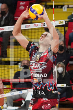 2021-10-10 - giannelli simone (n.6 palleggiatore sir safety conad perugia) al palleggio - SIR SAFETY CONAD PERUGIA VS TOP VOLLEY CISTERNA - SUPERLEAGUE SERIE A - VOLLEYBALL
