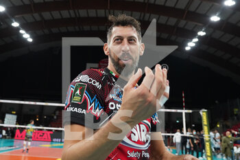 2021-10-10 - mengozzi stefano (n.23 centrale sir safety con perugia) esulta - SIR SAFETY CONAD PERUGIA VS TOP VOLLEY CISTERNA - SUPERLEAGUE SERIE A - VOLLEYBALL